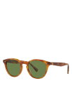 【送料無料】 オリバーピープルズ レディース サングラス・アイウェア アクセサリー Desmon Round Sunglasses, 50mm Brown/Gr...