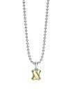 【送料無料】 ラゴス レディース ネックレス・チョーカー・ペンダントトップ アクセサリー 18K Yellow Gold & Sterling Silver Embrace X Pendant Necklace, 16-18