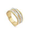 【送料無料】 マルコ ビチェゴ レディース リング アクセサリー 18K Yellow Gold Marrakech Onde Diamond Multirow Ring Gold