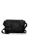 yz vGUV[ fB[X V_[obO obO Beacon Medium Leather Crossbody Bag Black/Silver