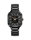 【送料無料】 ラド レディース 腕時計 アクセサリー True Square Watch, 38mm x 38mm Black