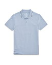 【送料無料】 マック ウェルダン メンズ ポロシャツ トップス Tipped Polo Shirt Blue Fog