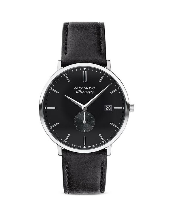 モバド 【送料無料】 モバド レディース 腕時計 アクセサリー Silhouette Stainless Steel Watch, 40mm Black