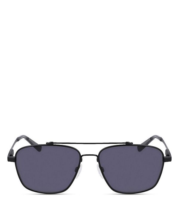 【送料無料】 シャイノーラ レディース サングラス・アイウェア アクセサリー Runwell Navigator Sunglasses, 57mm Black/Gray Solid