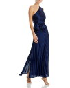 ミリ― 【送料無料】 ミリー レディース ワンピース トップス Estell Pleated Tie Belt Gown Navy