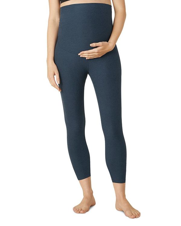 ̵ ӥɥ襬 ǥ 쥮 ܥȥॹ Love The Bump Capri Maternity Leggings Nocturnal Navy