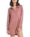 【送料無料】 エバージェイ レディース シャツ トップス Gisele Boyfriend Sleep Shirt Old Rose