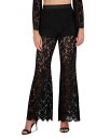 【送料無料】 ビーシービージーマックスアズリア レディース カジュアルパンツ ボトムス Lace Flared Pants Black