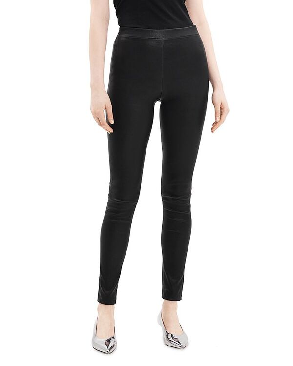 ̵ ꡼ ǥ 쥮 ܥȥॹ Adbelle High Waist Leather Leggings Black