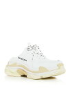 【送料無料】 バレンシアガ レディース サンダル シューズ Women 039 s Triple S Mule Sneakers Blanco