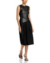 【送料無料】 スリーワンフィリップリム レディース ワンピース トップス Belted Mixed Media Dress Black