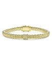 【送料無料】 ラゴス レディース ブレスレット・バングル・アンクレット アクセサリー 18K Yellow Gold Embrace Diamond X Caviar Bead Bracelet Gold