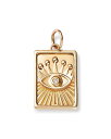 【送料無料】 ムーン & メドウ レディース ネックレス・チョーカー・ペンダントトップ アクセサリー 14K Yellow Gold Diamond Evil ...