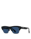 【送料無料】 ケンゾー レディース サングラス・アイウェア アクセサリー Boke Flower Square Sunglasses, 52mm Black/Blue Solid