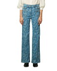 【送料無料】 ジェラルド・ダレル レディース デニムパンツ ジーンズ ボトムス Anna Paisley Mid Rise Bootcut Jeans in Blue Blue