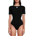 【送料無料】 マージュ レディース シャツ トップス Momenty Cutout Bodysuit Black