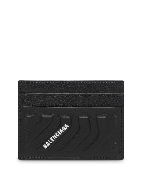 バレンシアガ 財布（レディース） 【送料無料】 バレンシアガ レディース 財布 アクセサリー Leather Car Card Holder Black