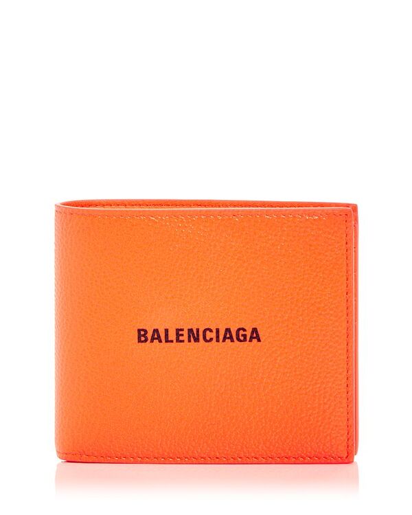 バレンシアガ 財布（レディース） 【送料無料】 バレンシアガ レディース 財布 アクセサリー Leather Bifold Wallet Orange