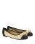 【送料無料】 フェラガモ レディース パンプス シューズ Women's Varina Raffia Leather Ballet Flats Nero