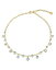 ̵ ƥץ  쥢 ǥ ͥå쥹硼ڥȥȥå ꡼ 18K Yellow Gold Half Bib Necklace with Blue Moonstone & Diamond White/Gold