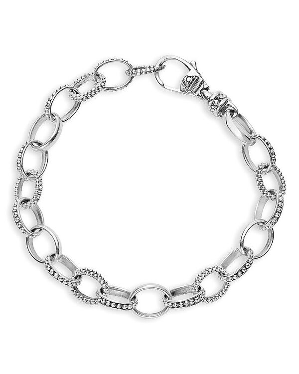 【送料無料】 ラゴス レディース ブレスレット・バングル・アンクレット アクセサリー Sterling Silver Links Bracelet Silver