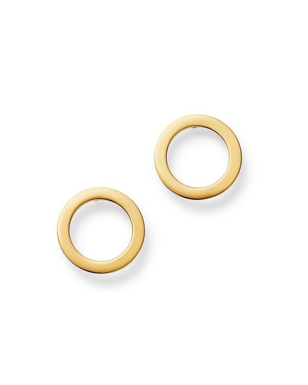 yz [ & hE fB[X sAXECO ANZT[ Open Circle Stud Earrings in 14K Yellow Gold - 100% Exclusive Gold