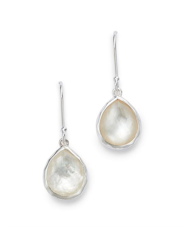 이폴리스타 여성 액세서리 귀걸이 귀걸이 미니 IPPOLITA Sterling Silver Rock CandyR Mother-of-Pearl & Clear Quartz Doublet Mini Teardrop Earring Silver 실버