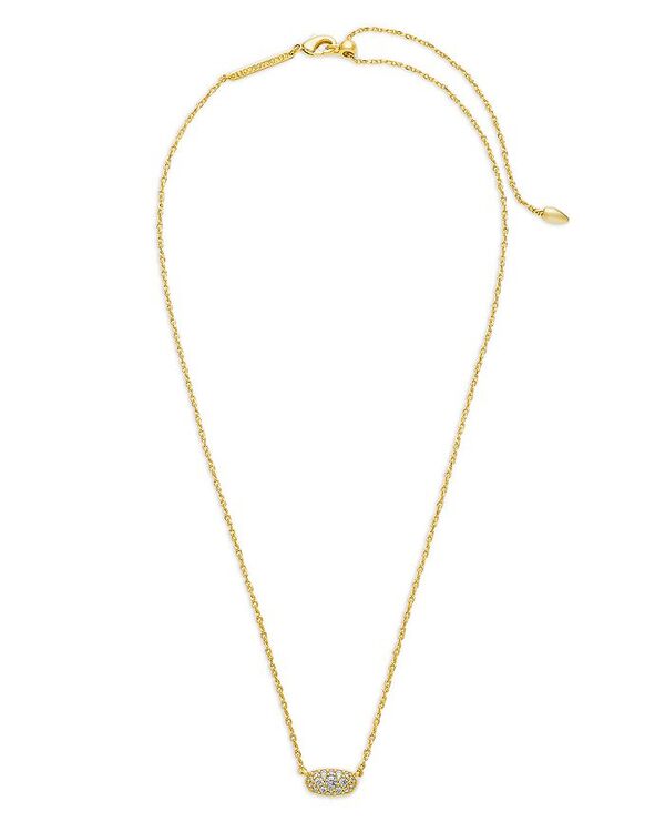 yz PhXRbg fB[X lbNXE`[J[Ey_ggbv ANZT[ Grayson Cubic Zirconia Adjustable Pendant Necklace in 14K Gold Plate 19