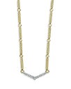 【送料無料】 ラゴス レディース ネックレス・チョーカー・ペンダントトップ アクセサリー 18K White & Yellow Gold Signature C...