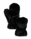 【送料無料】 アパリス レディース 手袋 アクセサリー Coco Faux Fur Mittens Black