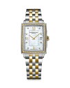 yz Ch EB fB[X rv ANZT[ Toccata Two-Tone Rectangular Diamond Watch 23mm Silver/Gold