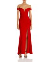 【送料無料】 アクア レディース ナイトウェア アンダーウェア Off-the-Shoulder Gown - 100% Exclusive Red