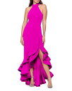 【送料無料】 アクア レディース ナイトウェア アンダーウェア Racerback Ruffle Hem Gown - 100% Exclusive Fushia