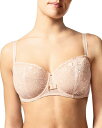 【送料無料】 シャントル レディース ブラジャー アンダーウェア Day to Night Lace Unlined Demi Bra Nude Blush