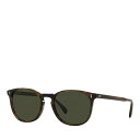 【送料無料】 オリバーピープルズ レディース サングラス・アイウェア アクセサリー Finley Esq. Round Sunglasses 51mm Brown/Green Solid(4)