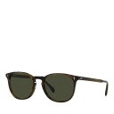 【送料無料】 オリバーピープルズ レディース サングラス・アイウェア アクセサリー Finley Esq. Round Sunglasses 51mm Brown/Green Solid