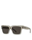 【送料無料】 ジバンシー レディース サングラス アイウェア アクセサリー GV Day Square Sunglasses 55mm Gray/Brown Solid