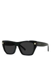 【送料無料】 ジバンシー レディース サングラス・アイウェア アクセサリー GV Day Square Sunglasses 55mm Black/Gray S...
