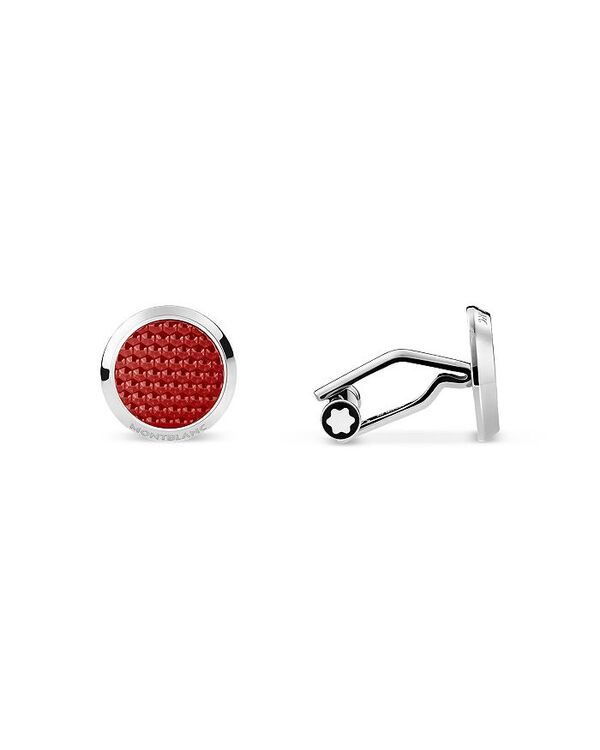 Montblanc カフス 【送料無料】 モンブラン メンズ カフスボタン アクセサリー Red Hour Round Cufflinks Red