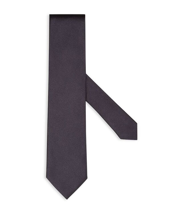 【送料無料】 ゼニア メンズ ネクタイ アクセサリー Solid Tie Navy