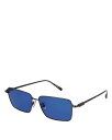 【送料無料】 フェラガモ レディース サングラス・アイウェア アクセサリー Prisma Rectangular Metal Sunglasses 57mm G...