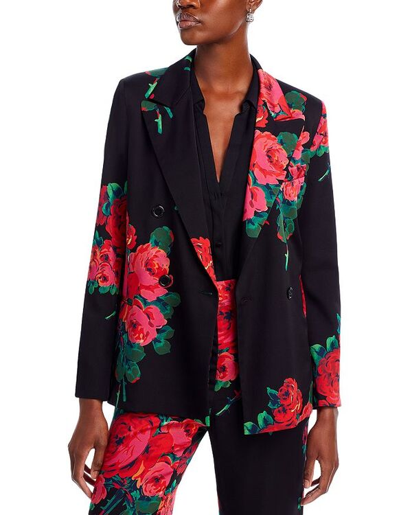 【送料無料】 リバティーン レディース ジャケット・ブルゾン ブレザー アウター Seville Rose Double Breasted Blazer Black Multi