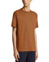 【送料無料】 ゼニア メンズ Tシャツ トップス High Performance Wool Tee Medium Brown