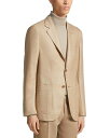 【送料無料】 ゼニア メンズ ニット・セーター カーディガン アウター Cashmere and Silk Regular Fit Cardigan Jacket Medium Beige