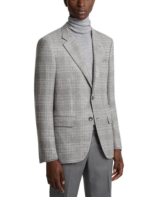 【送料無料】 ゼニア メンズ ジャケット・ブルゾン アウター Regular Fit Jacket Medium Gray