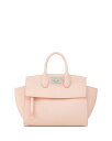 フェラガモ ハンドバッグ（レディース） 【送料無料】 フェラガモ レディース ハンドバッグ バッグ Studio Soft Small Leather Top Handle Bag Nylund Pink/Silver
