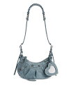 yz oVAK fB[X V_[obO obO Le Cagole Charm Extra Small Denim Shoulder Bag Pale Blue