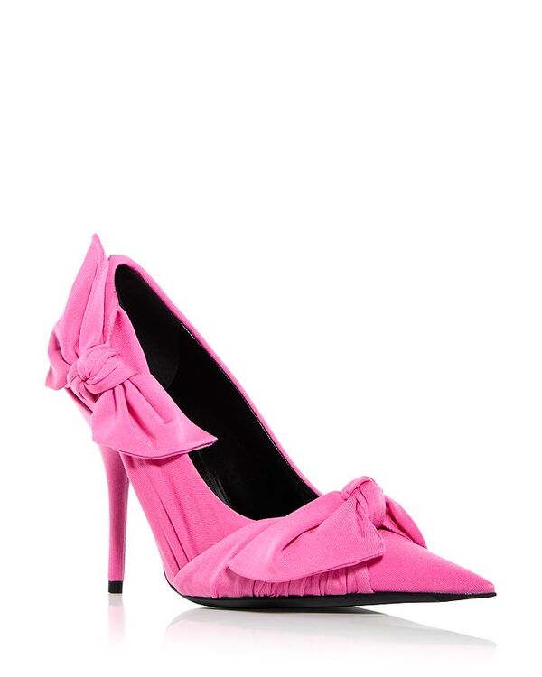 【送料無料】 バレンシアガ レディース パンプス シューズ Women's Knife Knotted Bow Pumps Pink