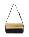 【送料無料】 シムカイ レディース ハンドバッグ バッグ Rola Metallic Flap Cylinder Bag Black/Gold