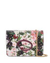 yz IXJ[ f  ^ fB[X V_[obO obO O Pouchette Floral Print Shoulder Bag Multi/Brass